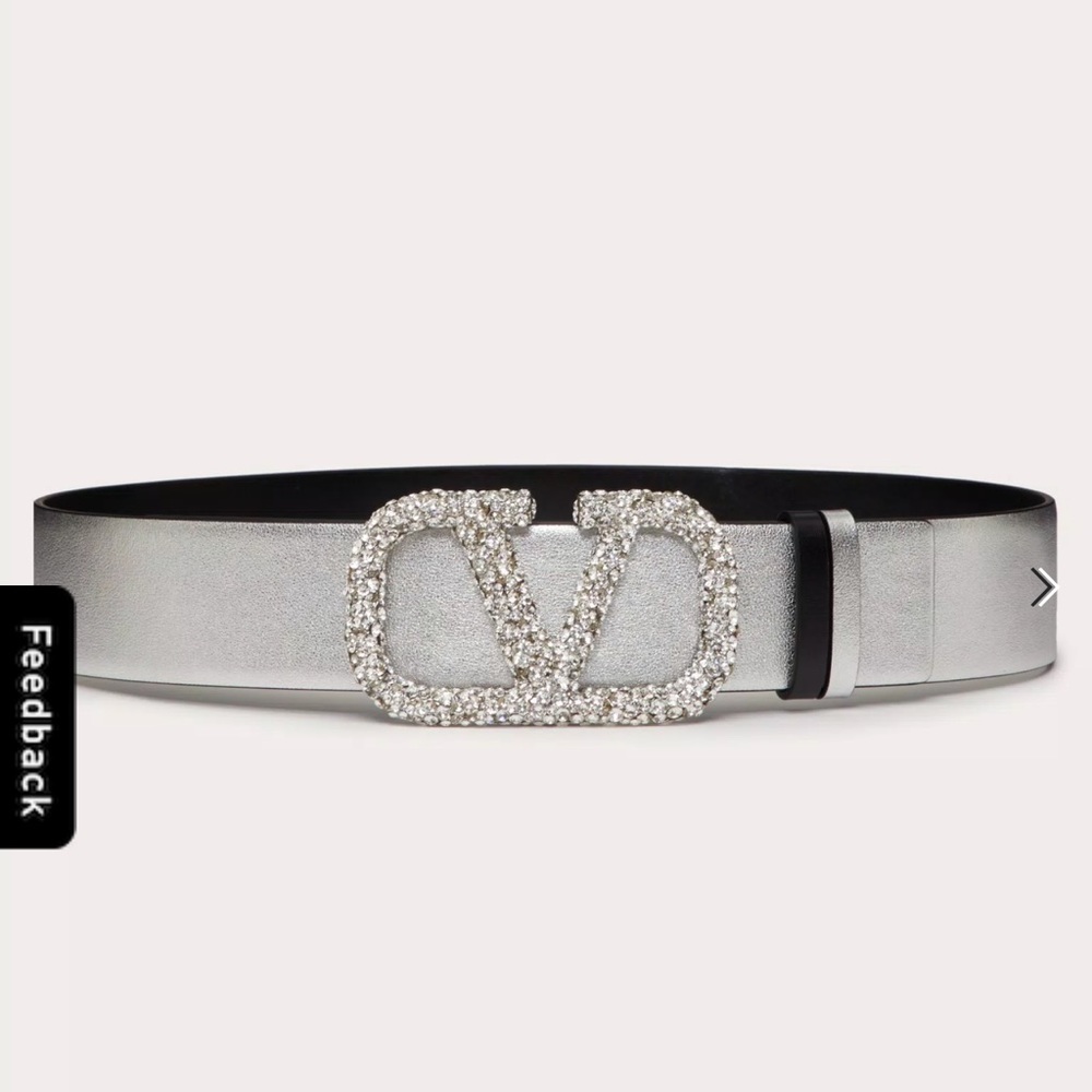 Rare, VALENTINO pink rhinestone belt